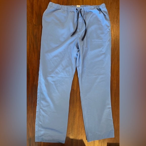 Figs Blue Scrub Pants with Drawstring - Picture 2 of 7